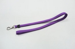 ネックストラップ 袋織10mm 事故防止なし うす紫