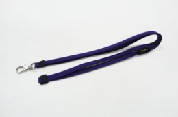 ネックストラップ 袋織10mm 紫