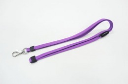 ネックストラップ 袋織10mm うす紫
